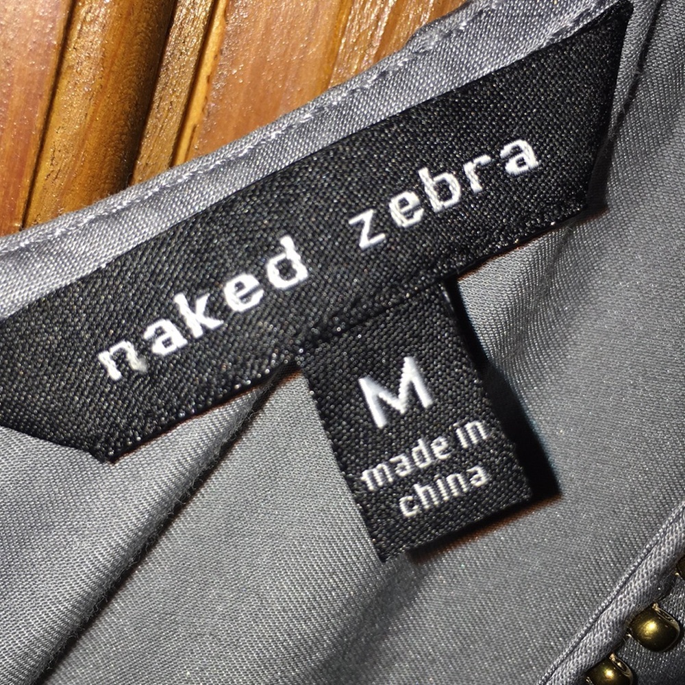 Naked Zebra tank top - Picture 3 of 3